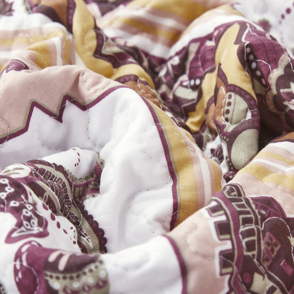 DaDa Bedding Majestic Oriental Kilim Bedspread - Royal Persian Traditional Design Intricate Ornate Ornament Print Coverlet w/ Shams