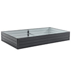 Galvanized Raised Garden Beds Outdoor 8×4×1 ft Planter