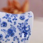 Ceramic ornaments blue and white porcelain mini vases cheongsam flower arrangements living room home decorations