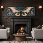 Abstract Vintage Butterfly Wall Art