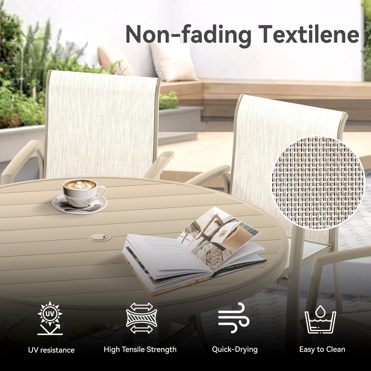 7 Pieces Patio Dining Set