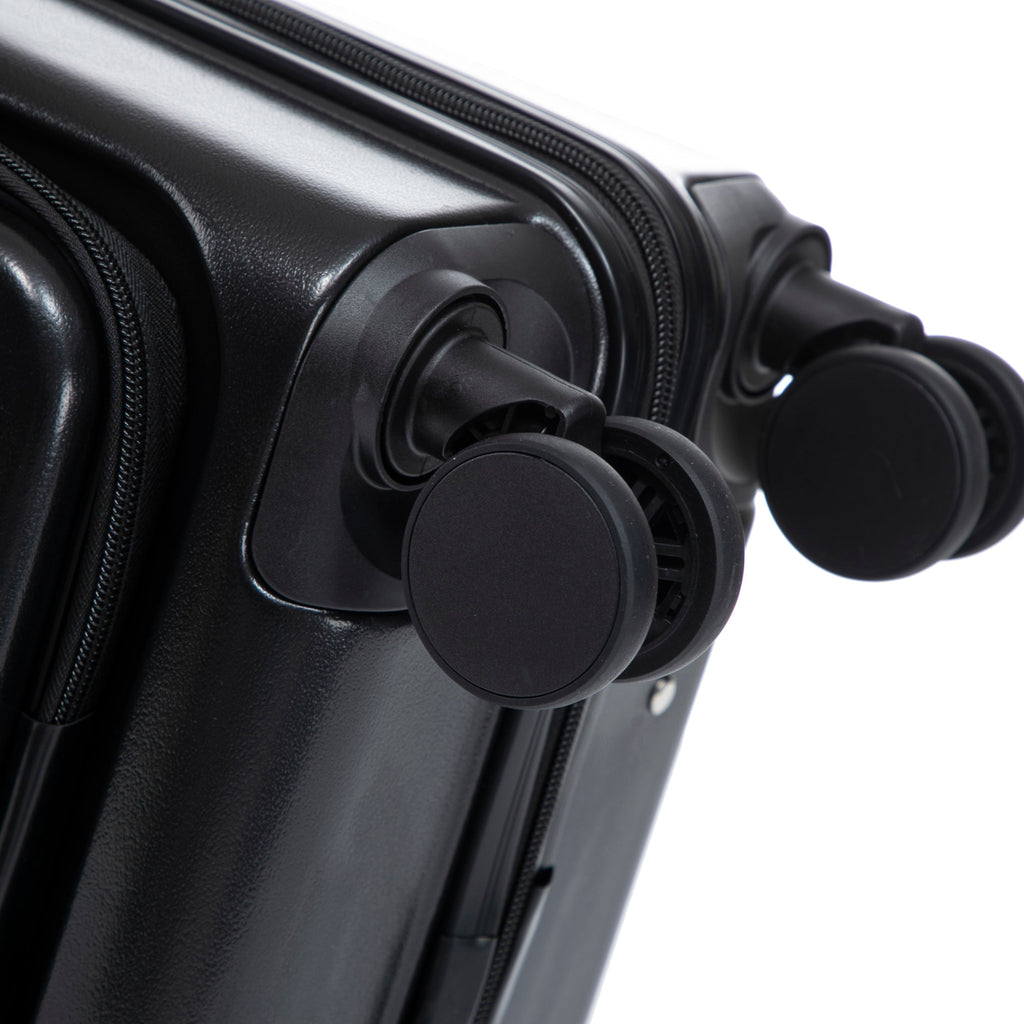 14' & 20' ABS Spinner Wheel Luggage Set with Cosmetic Case