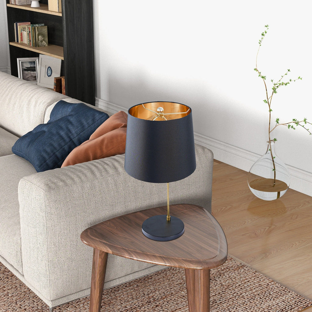 Black Desk Lamp for Bedside and Table Use with Ergonomic Lighting