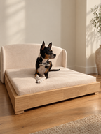 The Haven | Solid Hardwood Orthopedic Dog Bed