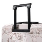 PC+ABS Hardside Luggage Set with Digital Lock - Pink Flower Print