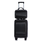 14' & 20' ABS Spinner Wheel Luggage Set with Cosmetic Case