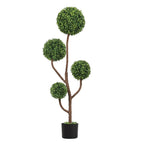 4ft Tall Artificial Boxwood Topiary Tree