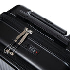 14' & 20' ABS Spinner Wheel Luggage Set with Cosmetic Case