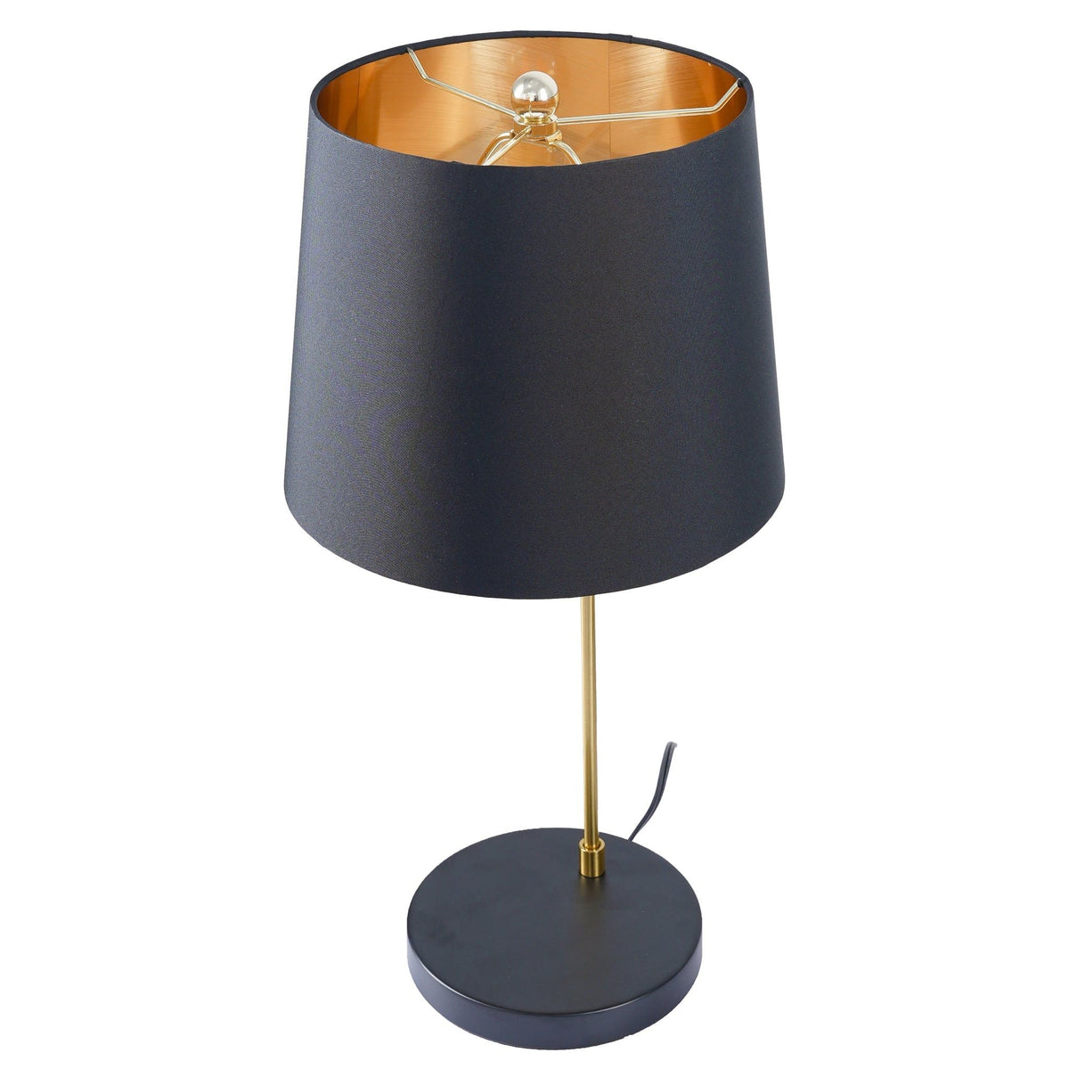 Black Desk Lamp for Bedside and Table Use with Ergonomic Lighting