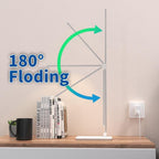 LED Table Lamp Desk Lamp Step less Dimmable Reading Office Foldable Rotatable Touch Switch DC 5V USB Night Light Desk Lamps Decorative Table Lamp Cute Study Lamps for Bedroom Décor