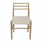 Pinnacle Dining Chair Set of 2 with Upholstered Seat - Beige or Grey