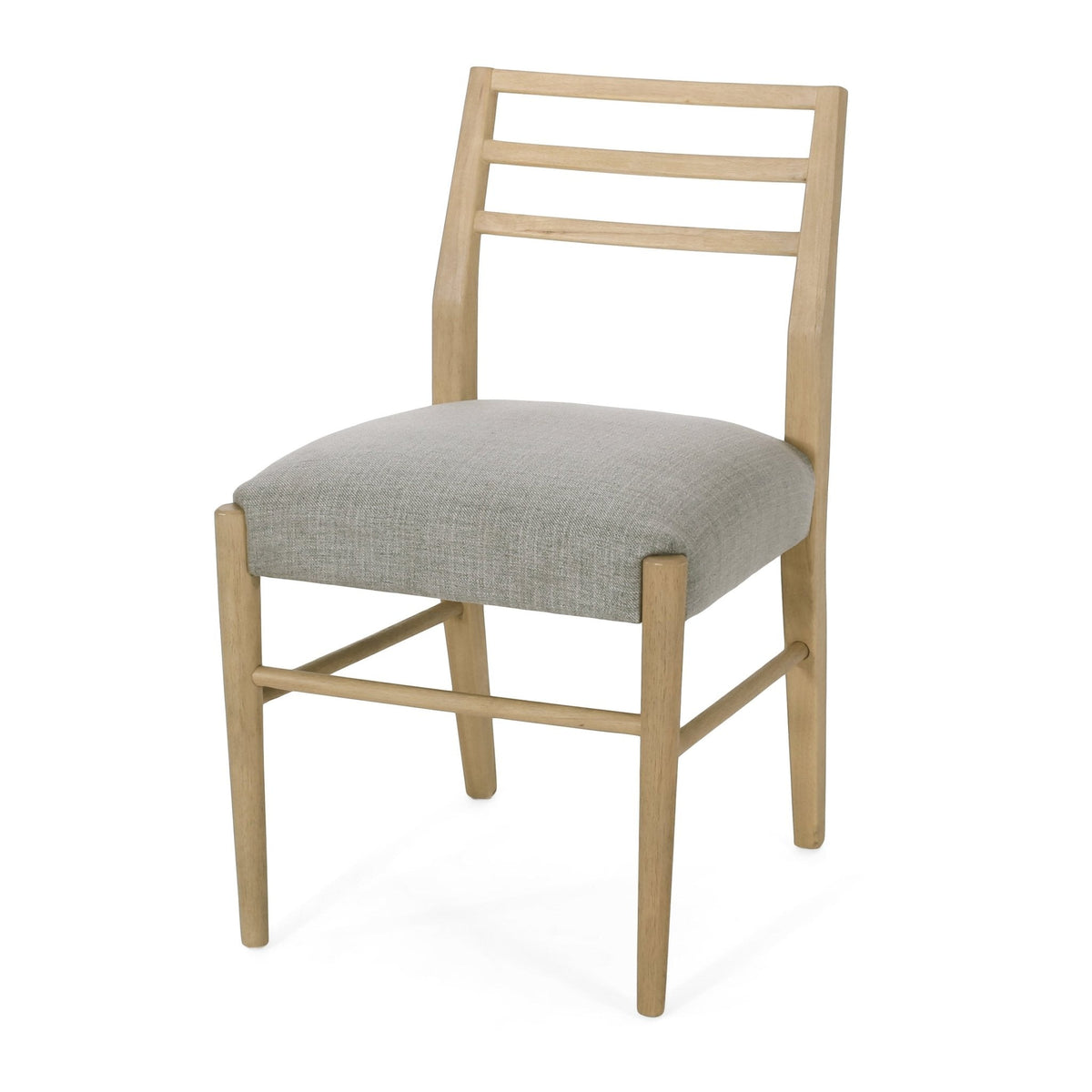 Pinnacle Dining Chair Set of 2 with Upholstered Seat - Beige or Grey
