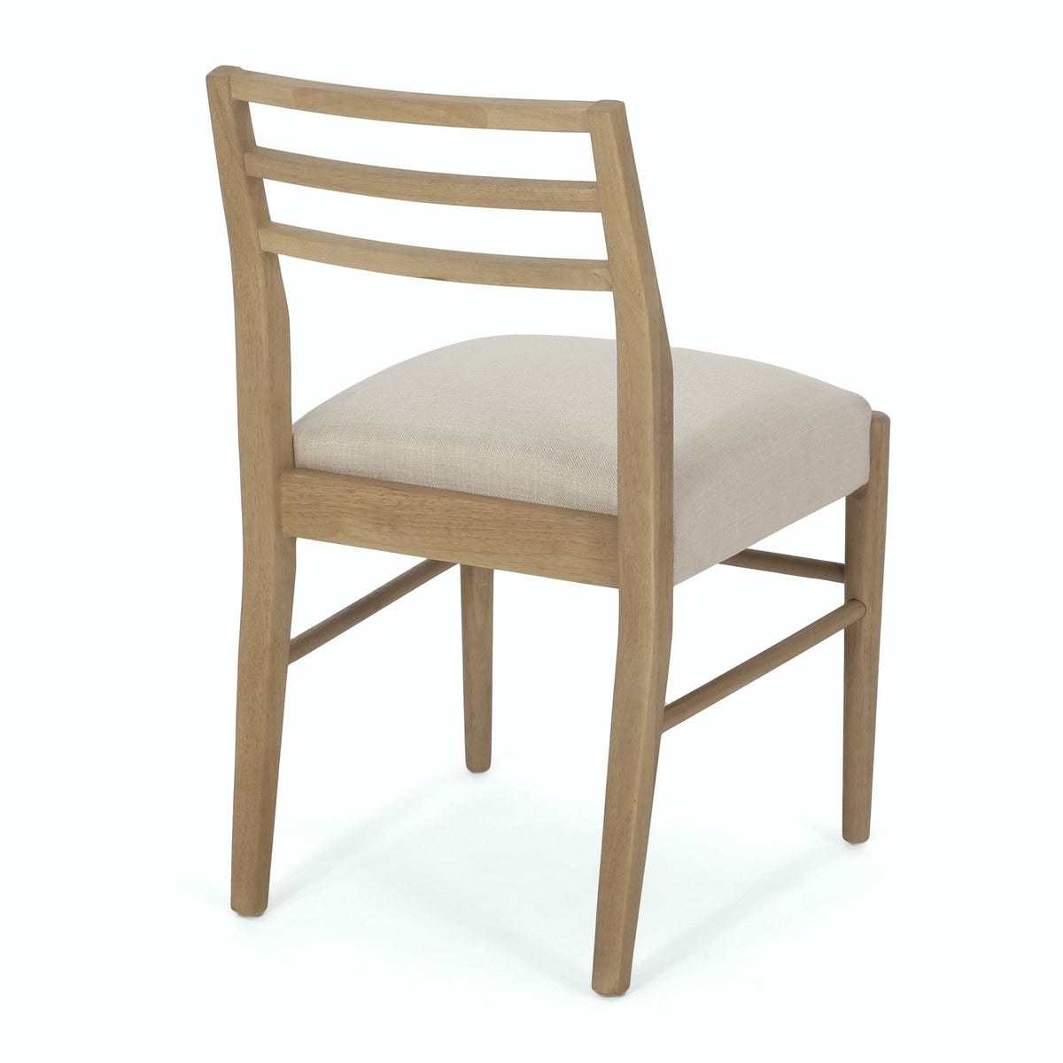 Pinnacle Dining Chair Set of 2 with Upholstered Seat - Beige or Grey